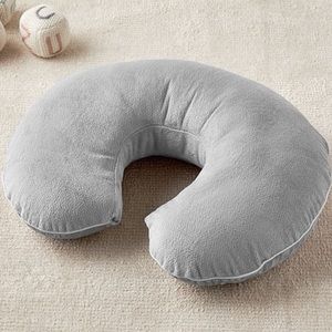 NEW! Pottery Barn Kids Solid Grey Boppy Nursing Pillow Cover & Insert